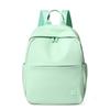 Solid Color Backpack Women's Large Capacity Nylon Bag Student Schoolbag