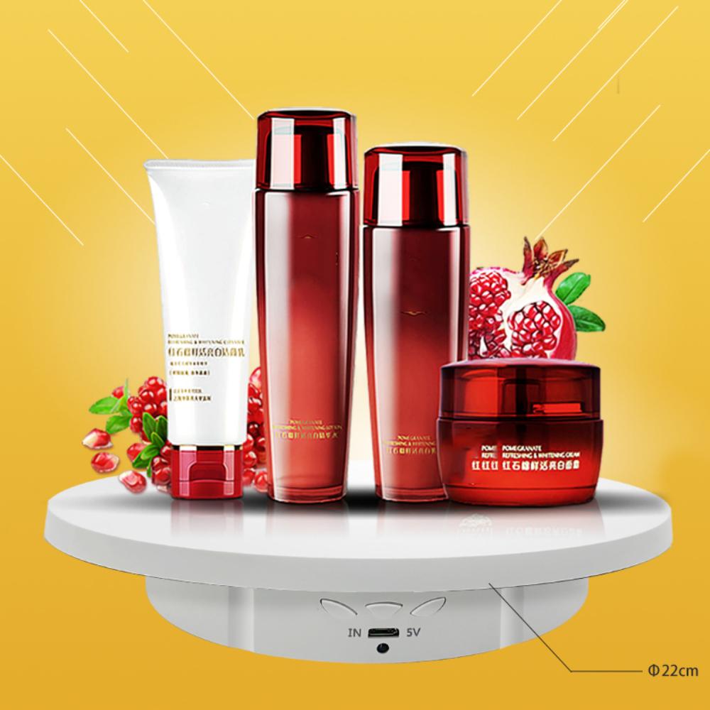 Electric Rotating Visualizer 360° Turntable 3 Speeds Regulation USB Charge Display Stand For Video Shooting Prop Jewelry Shoes