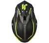 Kask Just1 J39 Gwiazdy Czarne Fluo Żółte Tytan Matowy Xl