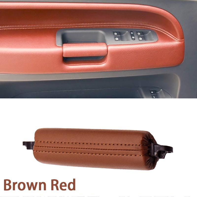 

K-Car Interior Door Left Hand Main Driver Leather Pull Handle For Volkswagen Touareg 2003 2004 2005 2006 2007 2008 2009 2010