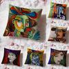 Hot Art p-Picasso Cushion Cover Premium Comfort Reversible Pillow Cove -Two In One Design for Any Room & Car Interior