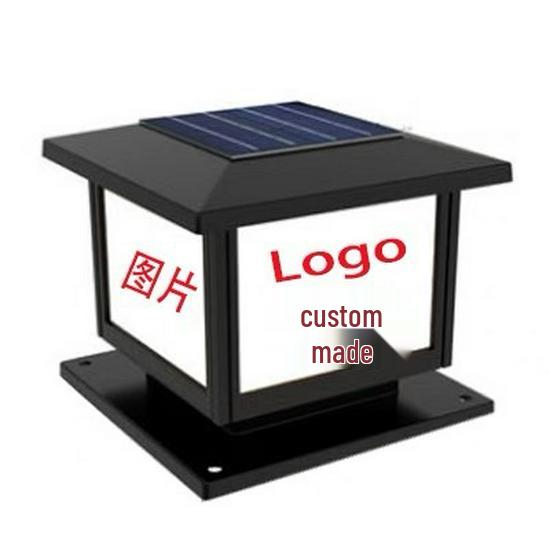 Solar Outdoor Post Cap and Guardrail Light for Courtyard and Construction Sites