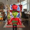 Christmas Gift Comedy Movie How the Grinch Stole Christmas Blanket Home Warming, Four Season Bed Decoration Sofa Cover Flannel Throwing Blanket K13