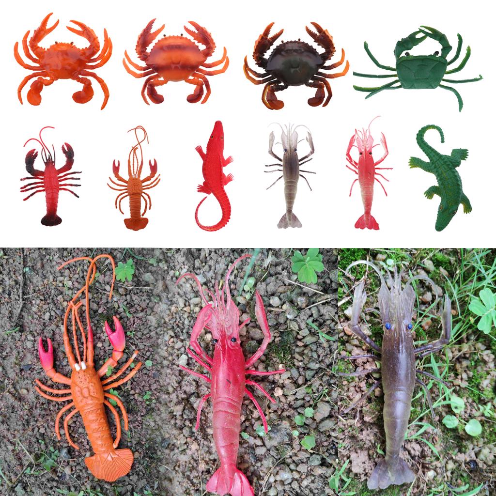Aquarium Plastic Fish Tank Artificial Lobster Ornament PVC Vivid Lobster