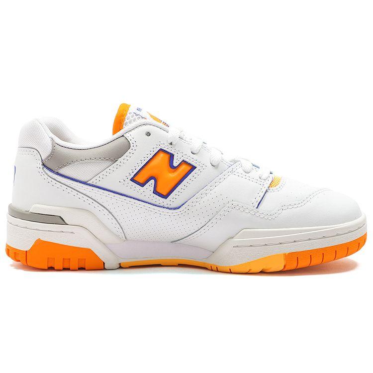 New Balance 550 Lakers Pack - Sneakers unisex arancioni vivaci bianche BB550WTO