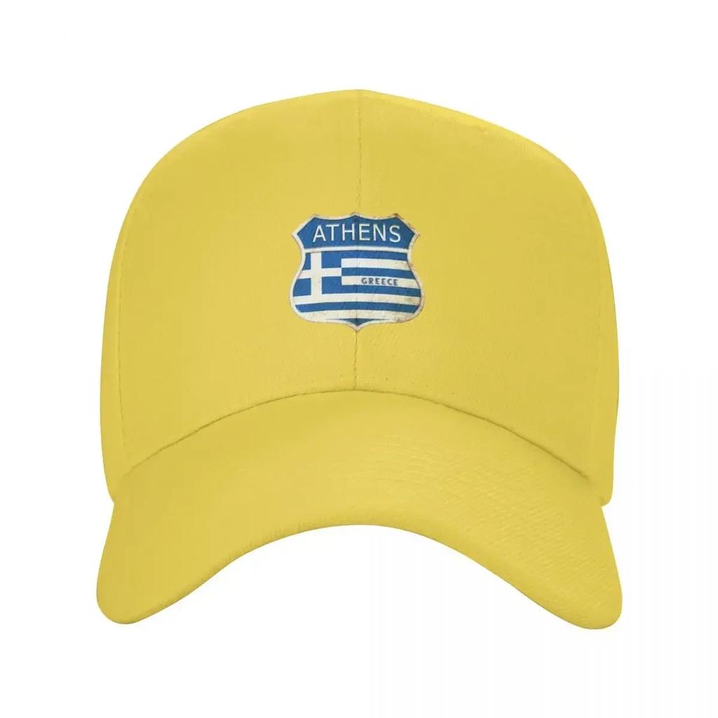 Athens Greece Coat of Arms Flag Design Baseball Cap Hats for Unisex New Hat Women Unisexs