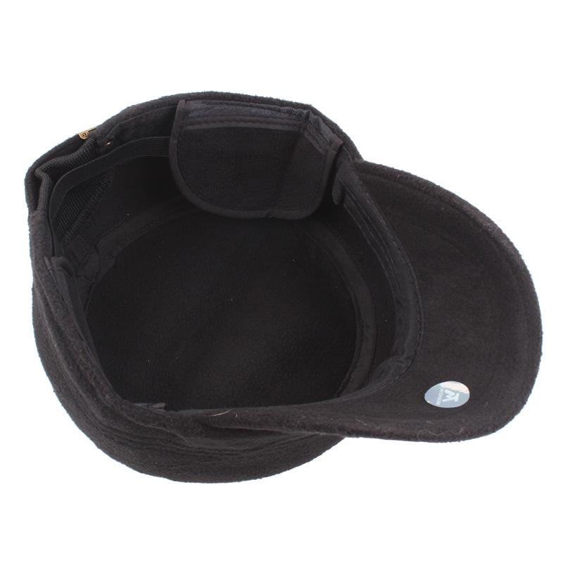 Season Herren Flache Mütze Wolle Bare Fleece Verdickte Thermomütze Damen Outdoor Winter Haarmütze