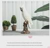 Nordic Resin Parrot Ornaments: Creative Bird Models for Garden, Living Room, Bookcase, or Desktop Decor