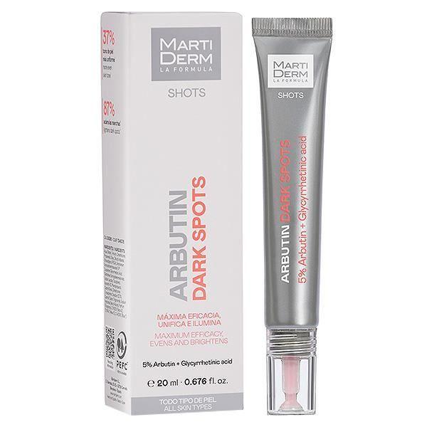 Gel Crème Points Noirs - MartiDerm - 20ml - Hypoallergénique - Arbutine 5% - Éclat De Peau