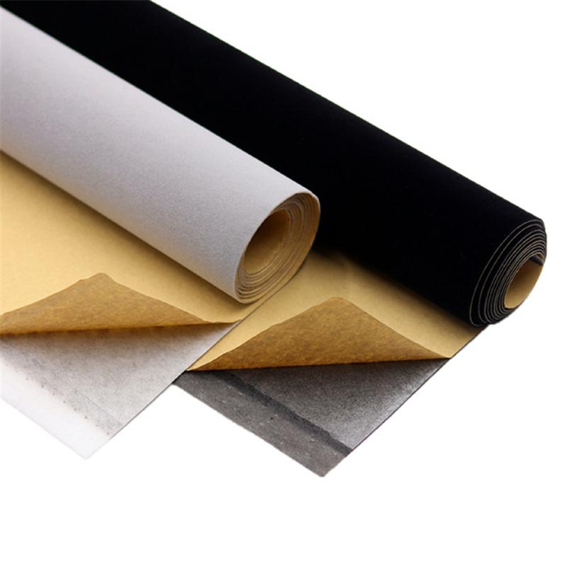 Self-Adhesive Flocked Fabric Thick Velvet Lining for Jewelry Display Scratch-Proof DIY Cabinet Liner Peel & Stick Foam Cloth