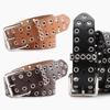 Hollow Corns Women's Belt Hip Hop Boyfriend Style Decoration Work Pants Jeans Belt Women