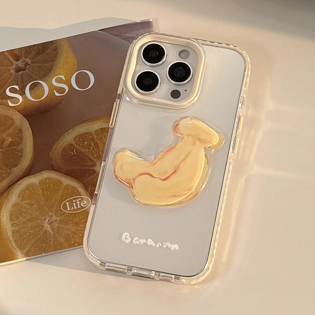 Three dimensional Fruit Suitable for IPhone16 Apple 15 Promax Mobile Phone Case Three Dimensional 1311 Creative 14 Soft