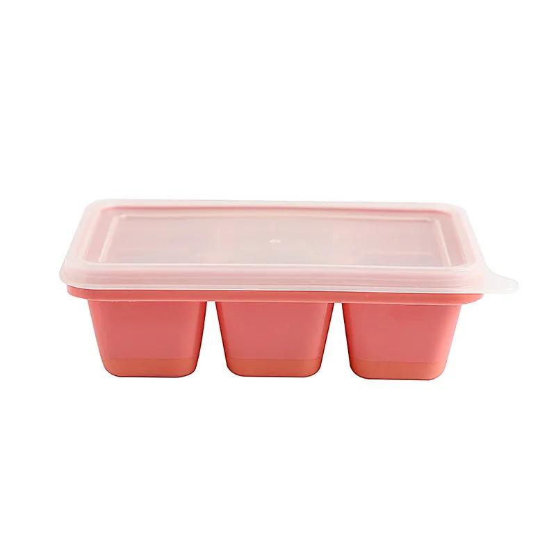 Παγοθήκη παγοκύβων κατεψυγμένη φόρμα Καταψύκτης Κατεψυγμένο παγοδοχείο με καπάκι σιλικόνη θήκη πάγου φόρμα παγωτού παγομηχανή φόρμα κουταλιού παγωτού