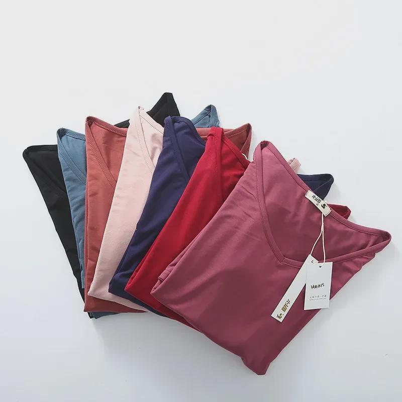 Plus Size Modální tričkové šaty s polovičními rukávy - Jarní/letní noční košile