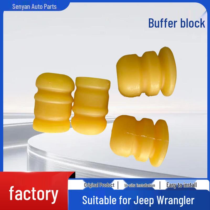 Shock-Absorbing Polyurethane Blocks for Jeep Wrangler Trunk & Front Doors