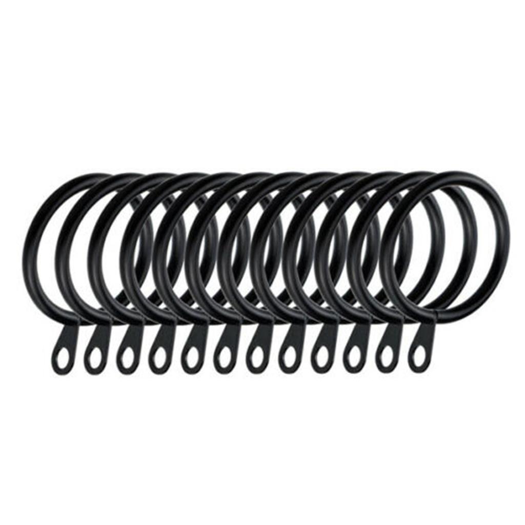 Metal Curtain Rings Hanging Hooks for Curtains Rods Pole Voile Heavy Duty Rings 6/12/24/48/60/84/96PCS Curtains Holder Hooks