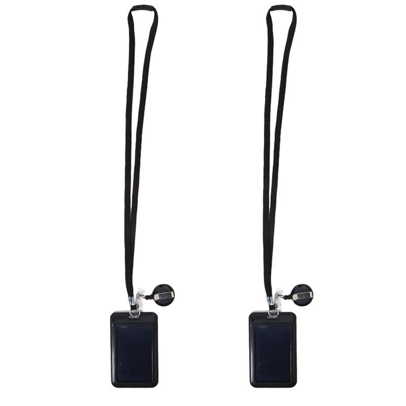 1/2/3PCS Retractable Badge Reel Retractable Teacher Lanyard with Name Card Badge Holder Neck Strap Keychian Accessories Gift