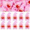 5Pieces Valentine Day Craft Beads 30mm Valentine Dwarf Silicone Beads for Bracelet Necklace Jewelry Making Art Craft