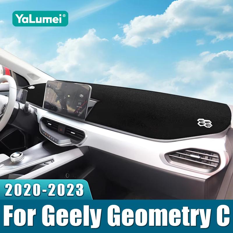 For Geely Geometry C 2020 2021 2022 2023 Car Dashboard Cover Avoid Light Mats Instrument Panel Non-slip Pad Carpets Accessories