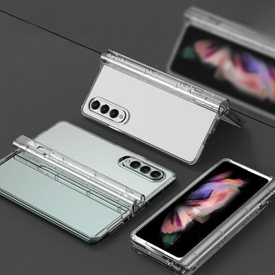 Custodia Trasparente Galaxy Fold5 con Slot per Penna - Cover Anti-Caduta per Samsung Fold6