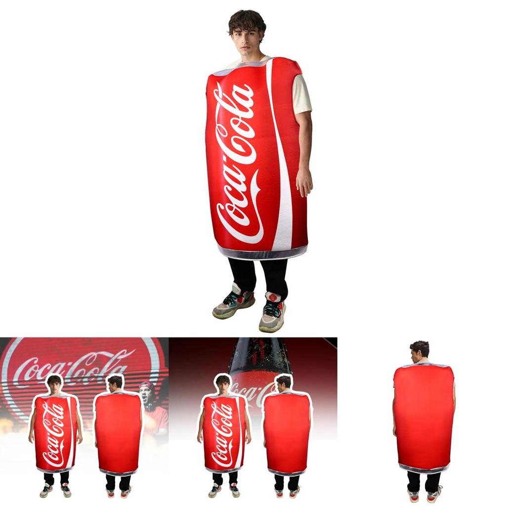 תחפושת קוספליי קוקה קולה ייחודית לכיף לליל כל הקדושים אידיאלית להופעות במה ומסיבות