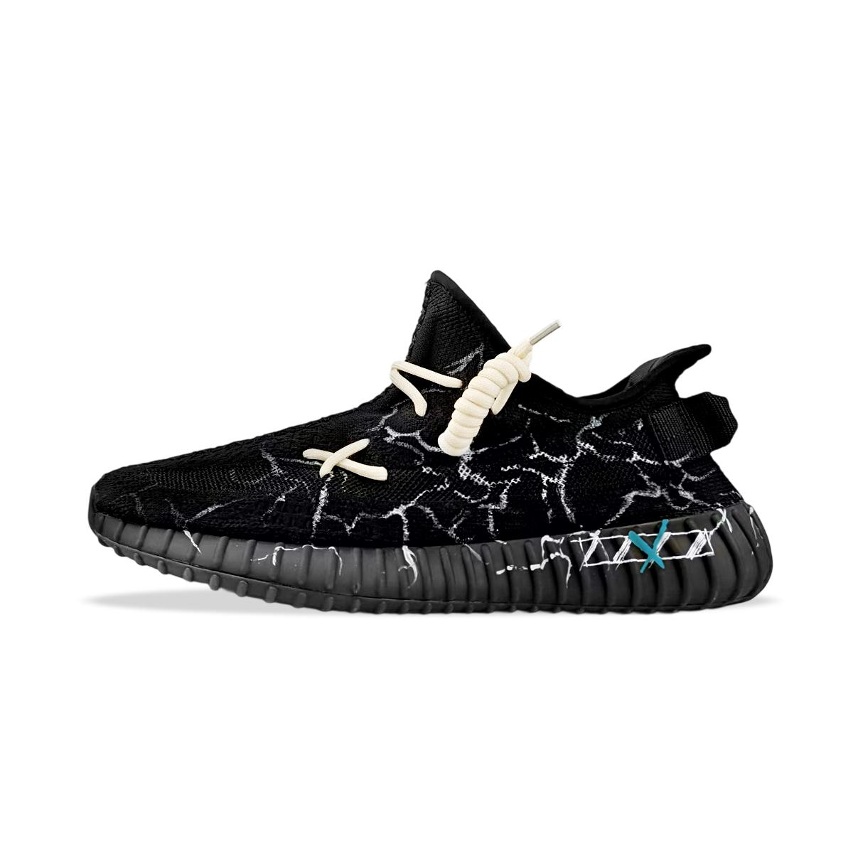 

Adidas Originals Yeezy Boost 350 V2 Abrasion Resistant Abrasion Resistant Low top Casual Shoes Unisex Black White HQ4540(Team373-) 37⅓