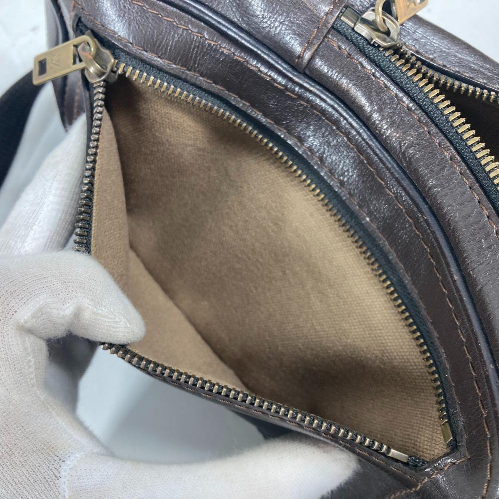 Louis Vuitton M92535 Utah Sui Belt Waist Pouch body bag Utah leather Cafe Brown