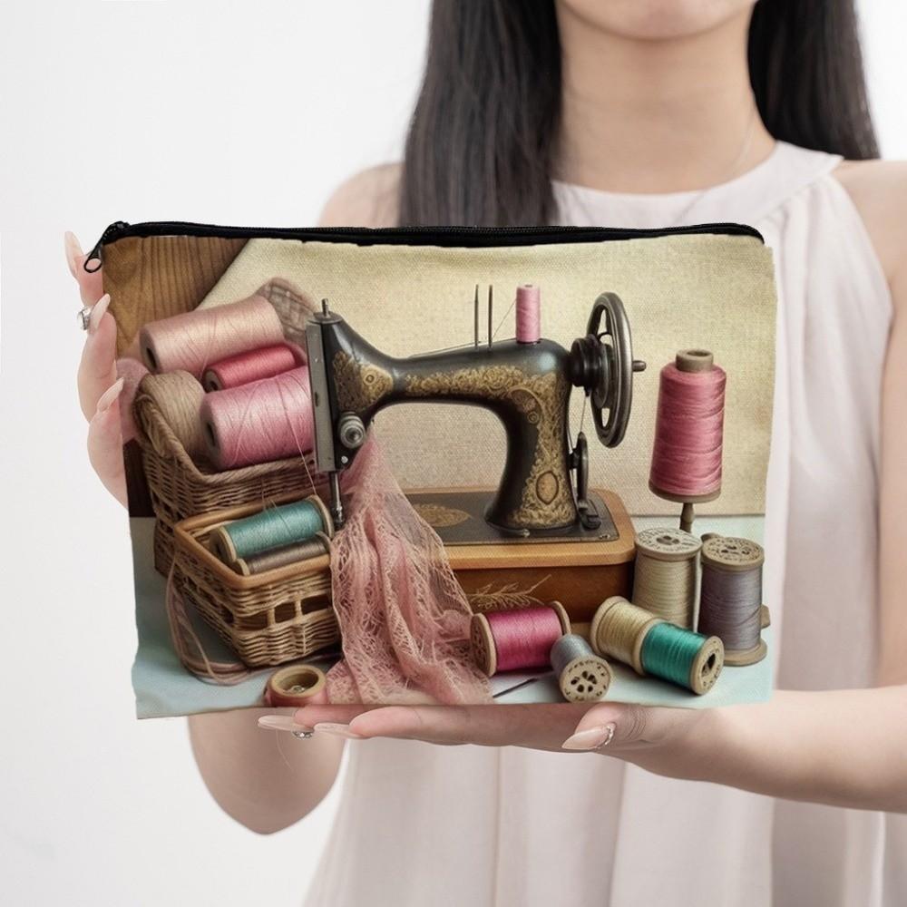 Floral Print Travel Makeup Organizer Large Capacity Toiletry Case Durable Cosmetic Bag  Bridesmaid