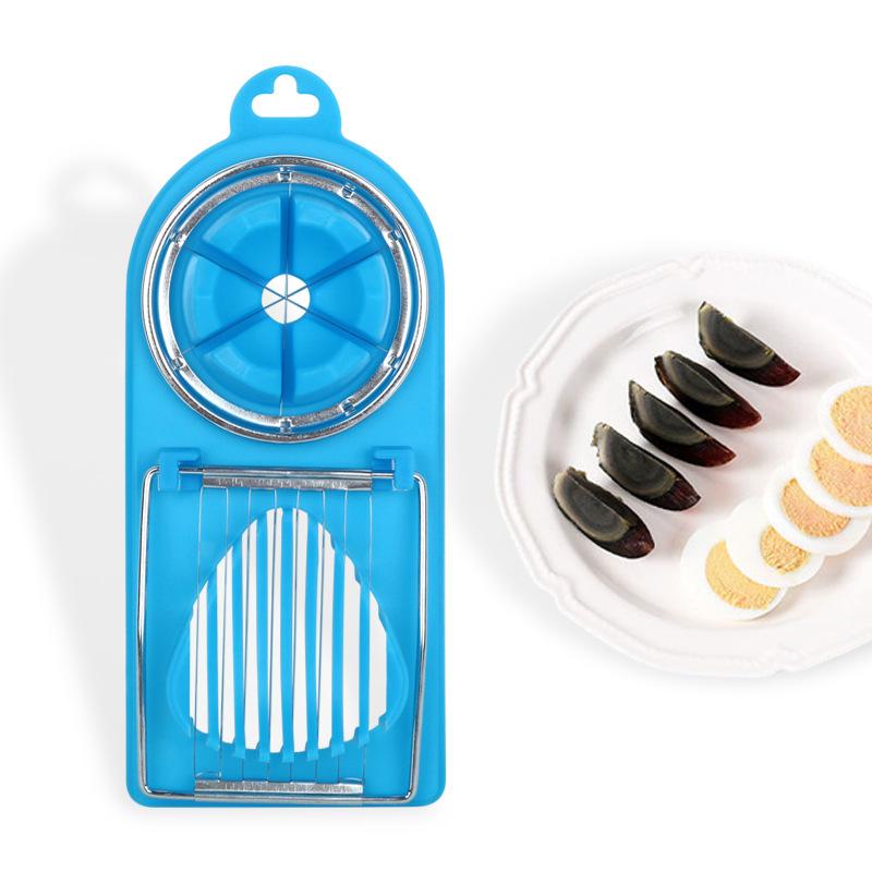 Colorful New Ingredient Egg Slicer Egg Slicer Multi-purpose Fancy Preserved Egg DividerKitchen Small Tools
