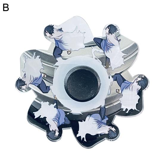 

Гироскоп на кончиках пальцев Наруто Снятие стресса ABS Вращающийся спиннер-непоседа Детские подарки для детей B