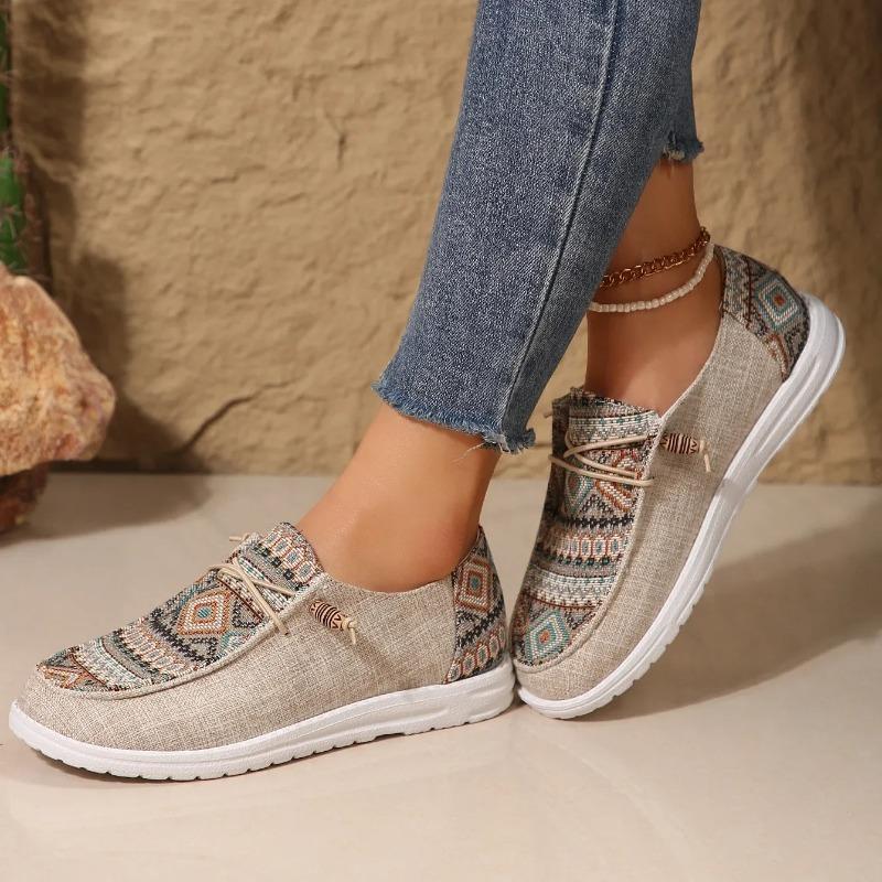 Scarpe Sportive da Donna Leggere Primavera Scarpe Basse Stringate Suola Morbida Sneakers Casual Donna Comode Antiscivolo Scarpe da Passeggio