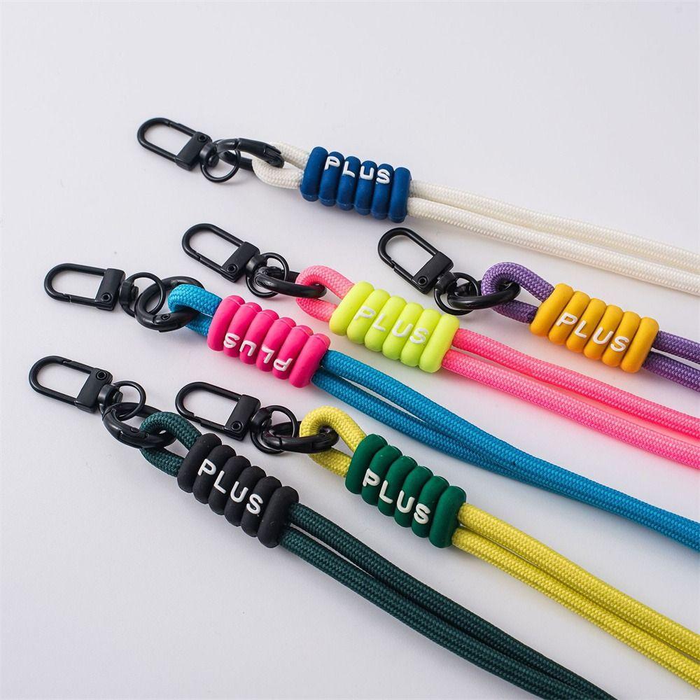 Phone Chain Neck Strap Keychain Metal Keyring ID Badge Holder Phone Lanyard  Hanging Rope