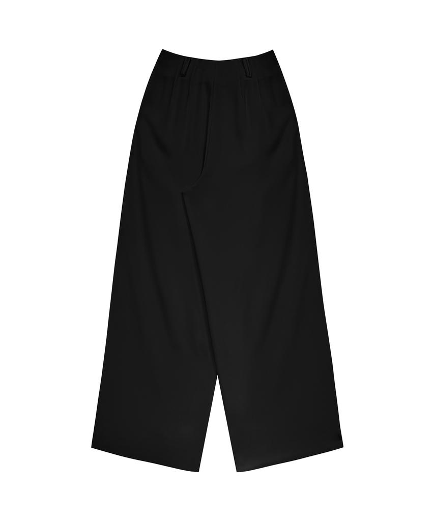Teulimingbeodeu Scarf Wrapped Pants [Black]