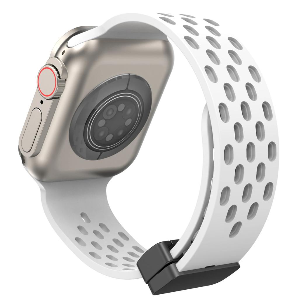 Magnetic Strap For Apple Watch Ultra Band 49mm 44mm 45mm 41mm 40mm 42mm 38mm Silicone Correa Bracelet iWatch Series 8 Se 7 6 5 4