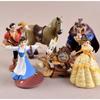 Belle en het Beest Beeldjes Set van 6, 10-12 cm Hars Verzamelaar Beeldjes, Prachtig Cadeau