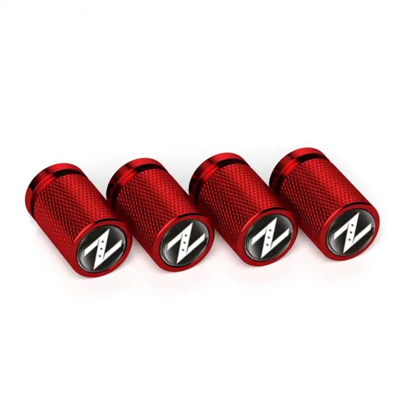 ABP3 4Pcs Car for Nissan Wheel Tire Valve Caps Stem Protection Covers Micra Qashqai GTR Nismo 350Z Kicks Maxima X-Trail NV200 Versa