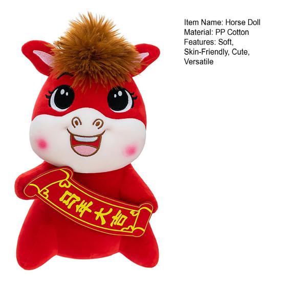 2026 Chinese New Year Horse Doll Chinese New Year Mascot Doll
