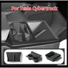 For Tesla Cybertruck 2024 2025 2026 Center Control Armrest Box Storage Box Cup Holder Car Interior Accessories Organizer Tidying