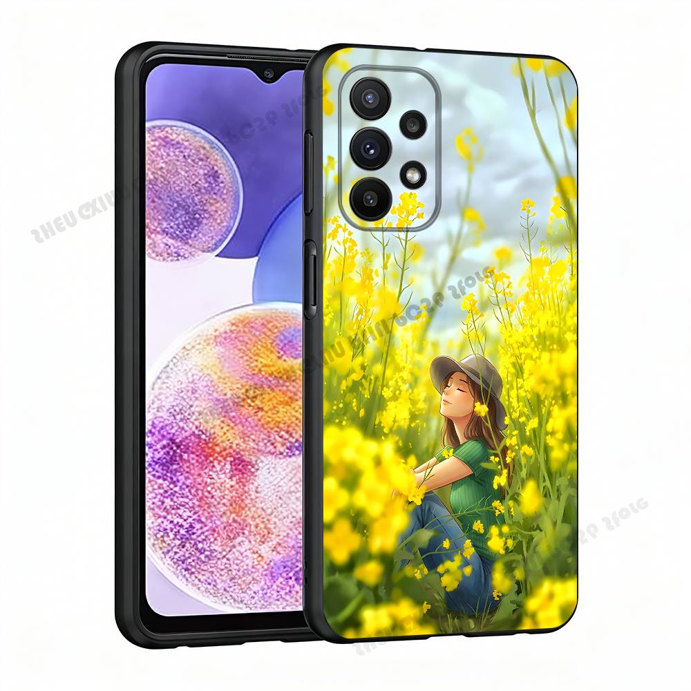 

Yellow Vibrant Color Silicone Protect Case For Samsung A21 31 51 53 20 22 30 32 42 50 70 Cover Samsung A71 4G