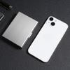 Porte-cartes de crédit en aluminium bloquant les RFID pour homme Portefeuille métallique Fin Étui pour cartes Pop-up Boîte pour cartes d'identité professionnelle Portefeuille de poche minimaliste