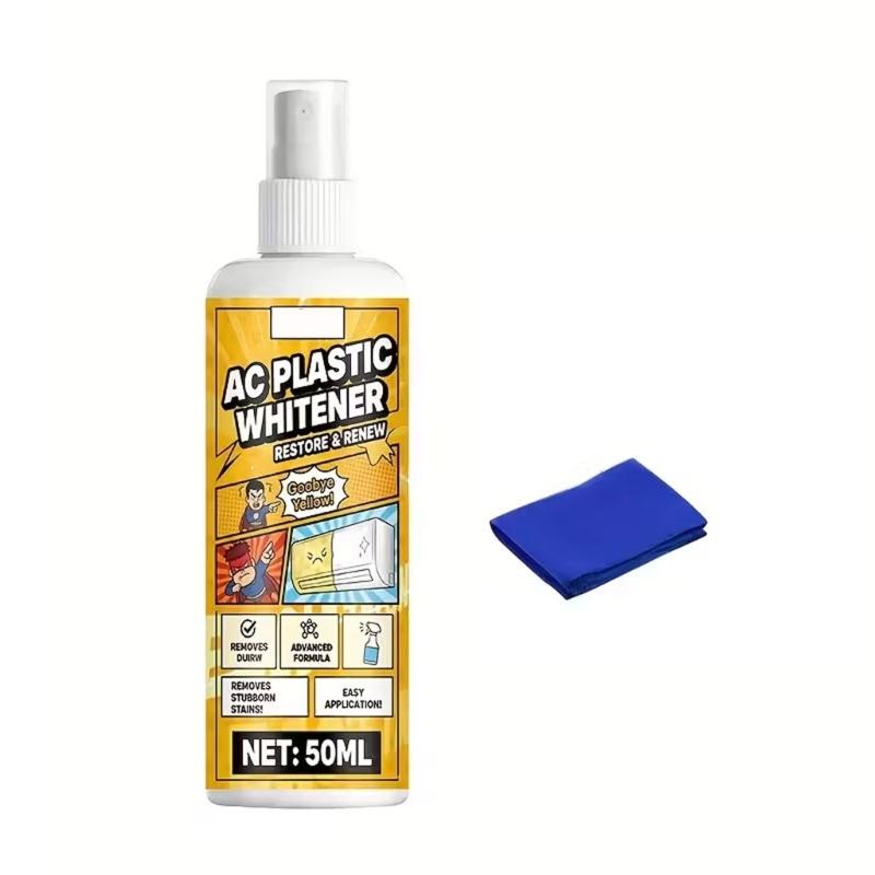 

50/100ml Restoration Agent with Towel Stain Remover Appliances Yellowing Removal Sprayer for Air Conditioning Shell