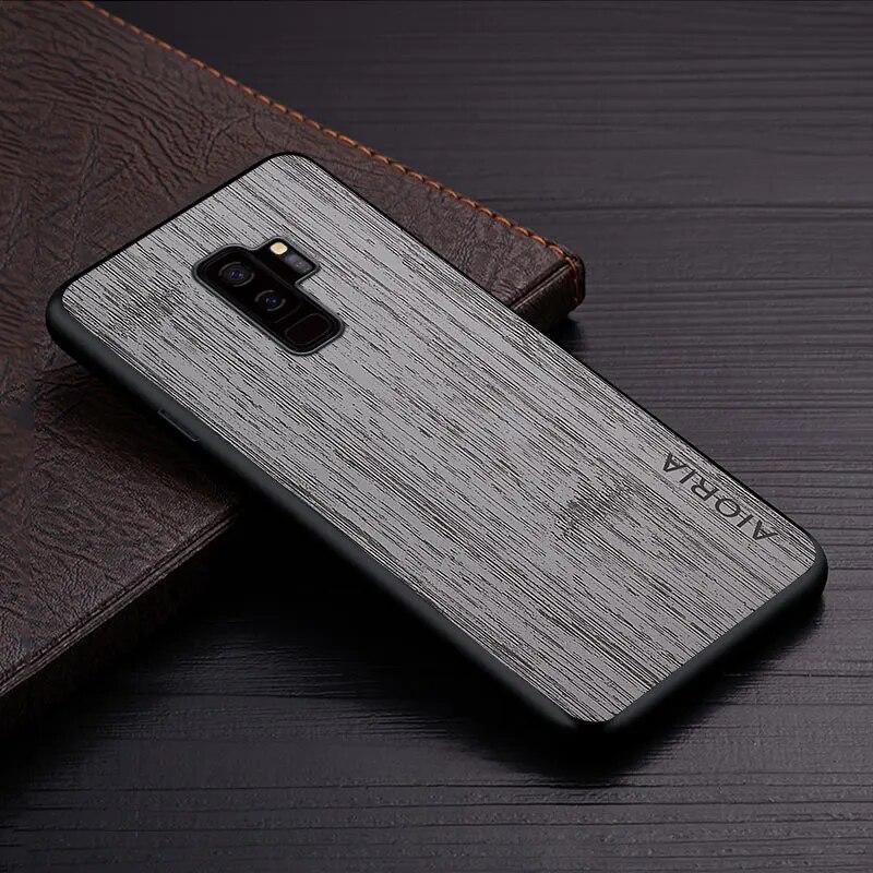 

Чехол для Samsung Galaxy S9 S8 Plus, кожаный чехол с узором из бамбукового дерева, роскошный чехол для samsung galaxy s9, чехол-капа S9 Plus светло-серый