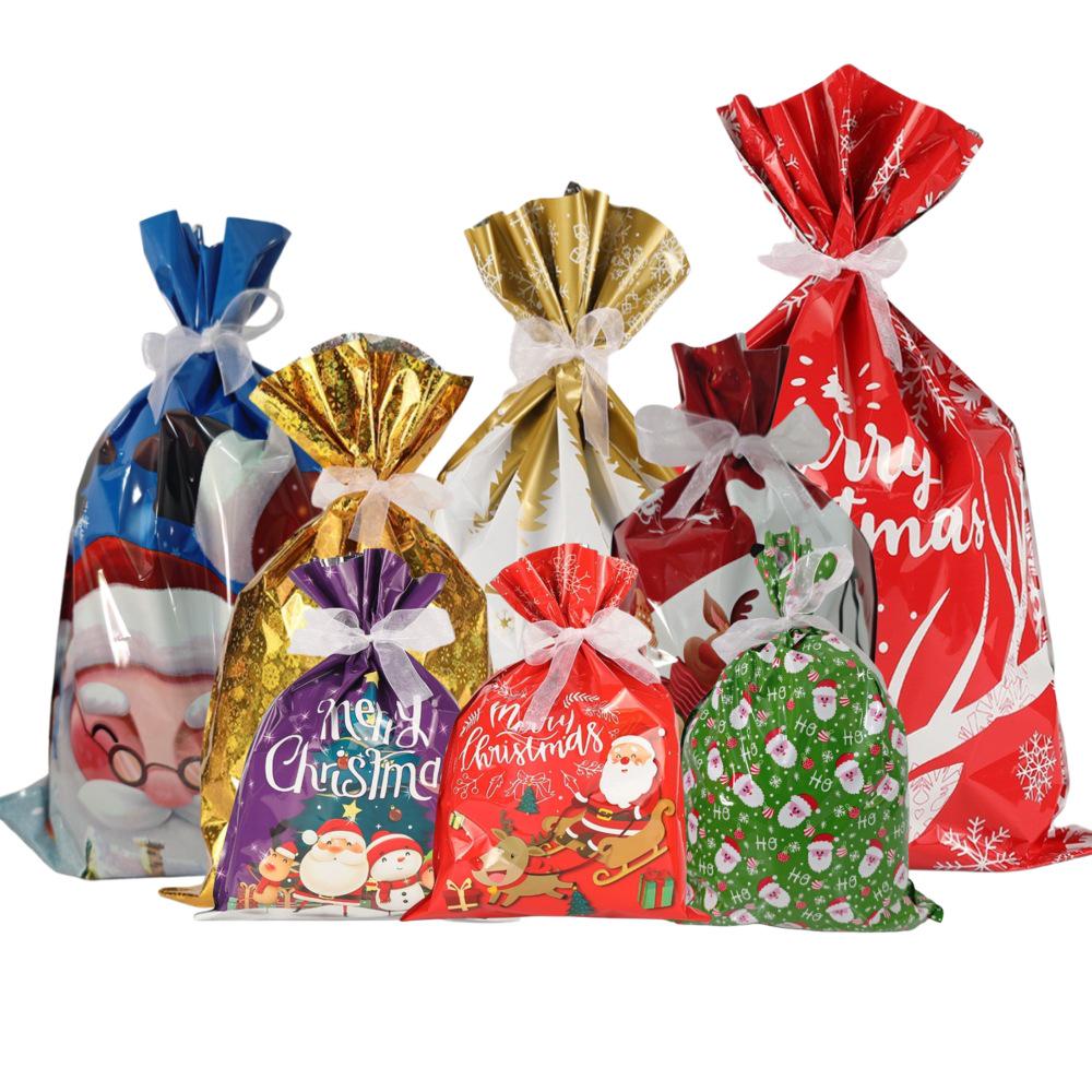 2025 Christmas Eve Drawstring Candy Gift Bag Set