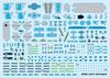 iLoveKit 1/48 Scale US Air Force F-22A Raptor Plastic Model Kit ILK62801