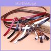 Genuine Leather Womens Fashion Belt With Alloy Buckle And Tie Closure For Office Style