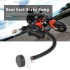 Rear Brake Hydraulic Master Cylinder Rear Foot Brake Pump Reservoir Foldable Aluminum Alloy Material