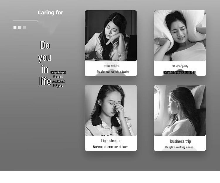 Sleep Mask with Ice Pack: Relieves Eye Fatigue, Ideal for Naps, Hot/Cold Compress