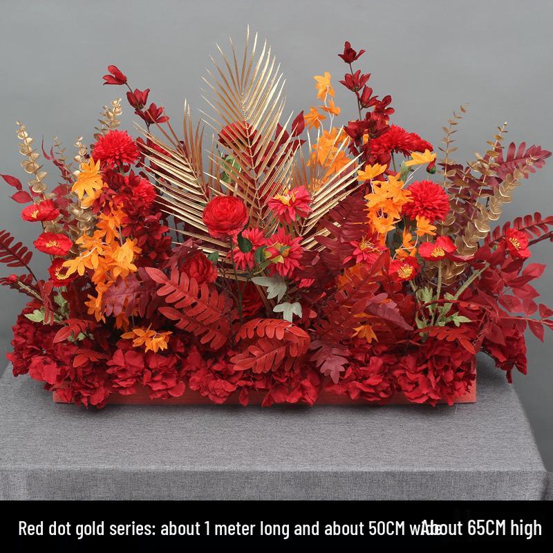 Elegant Silk Eucalyptus Floral Table Runner for Weddings