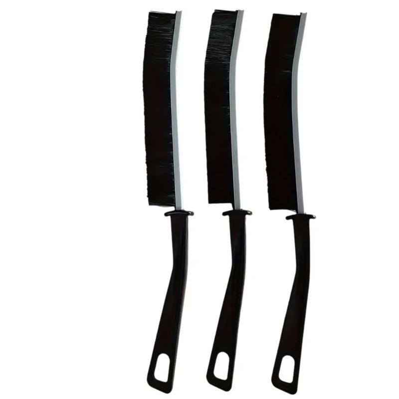1/4 Pack Crevice Brush Multi-Functional Hard-Bristled Long Toilet Cleaning Artifact Dead Corner Toilet Bathroom Long-Handled Groove Kitchen Shoe Brush