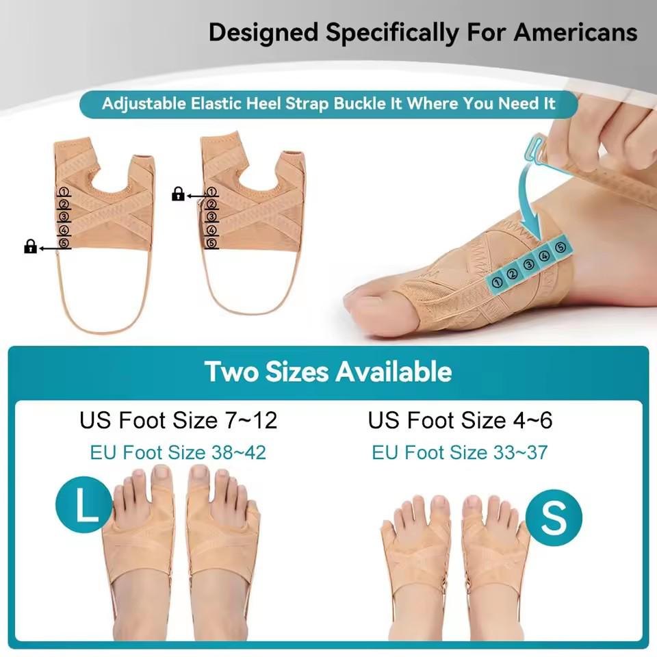 Women's Hallux Valgus Corrector: Breathable Bunion Support & Toe Separator